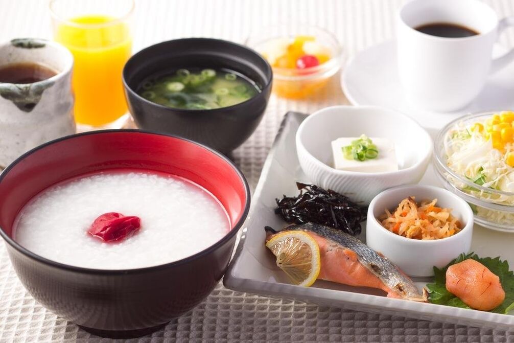 Douts de una dieta japonesa durante 14 días